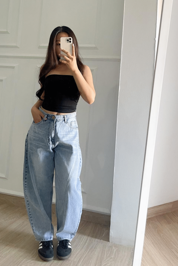 20+ Chic & Effortless Baggy Jeans Looks for Every Season 13