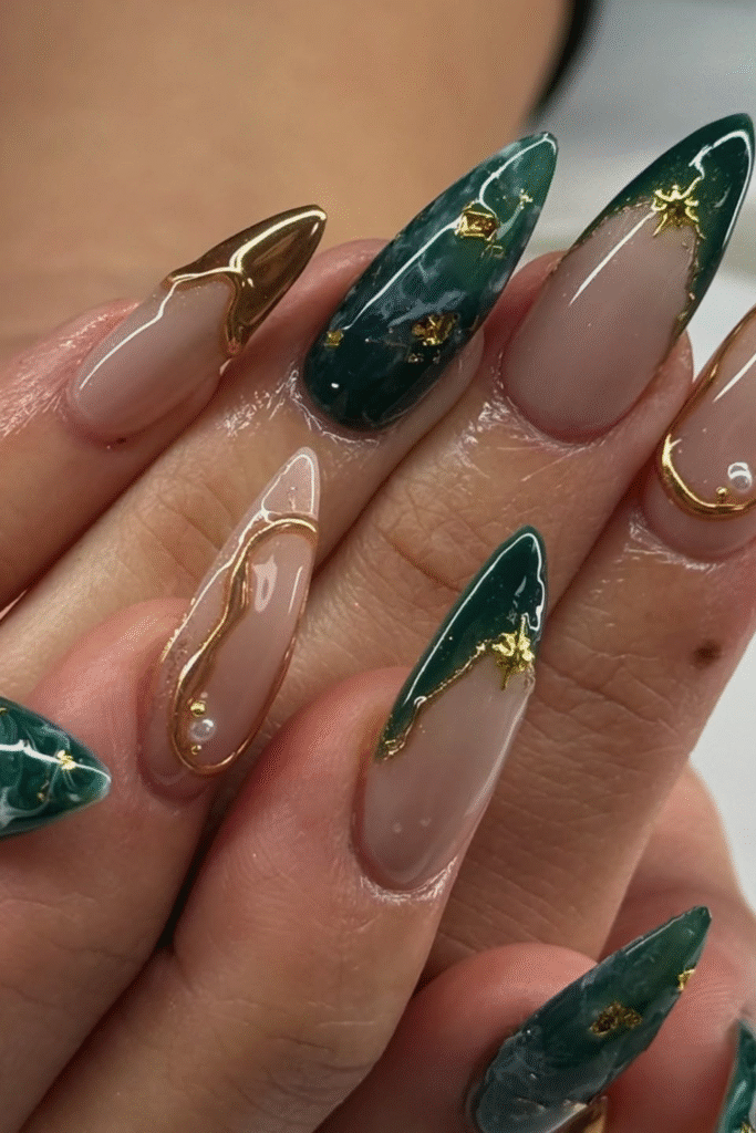 23+ Green Nail Ideas That Look So Fresh for 2025 13