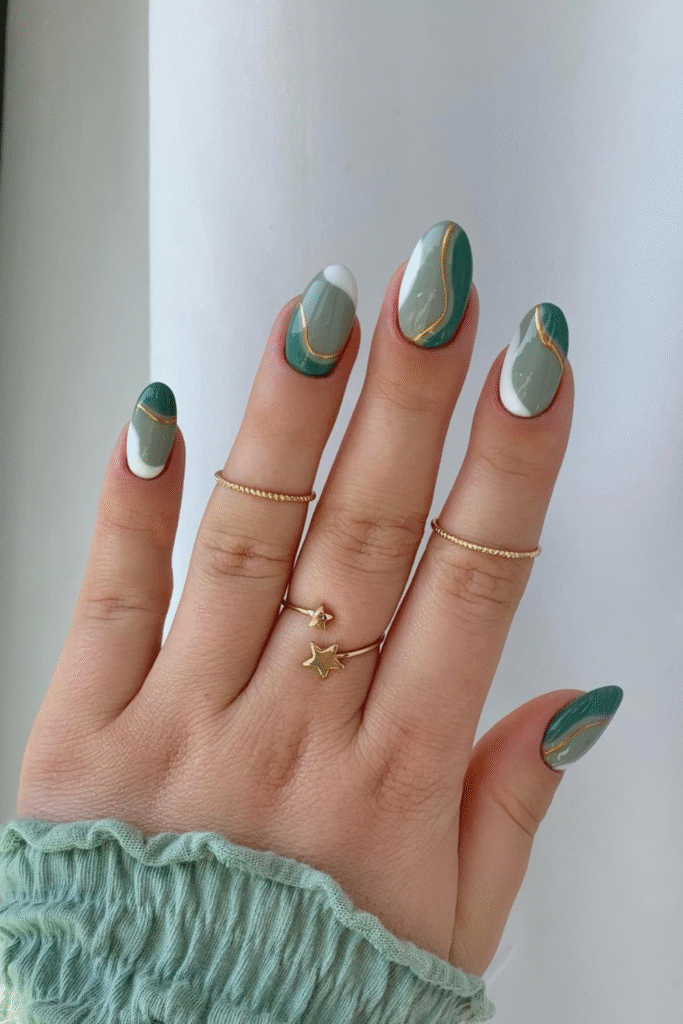 23+ Green Nail Ideas That Look So Fresh for 2025 7