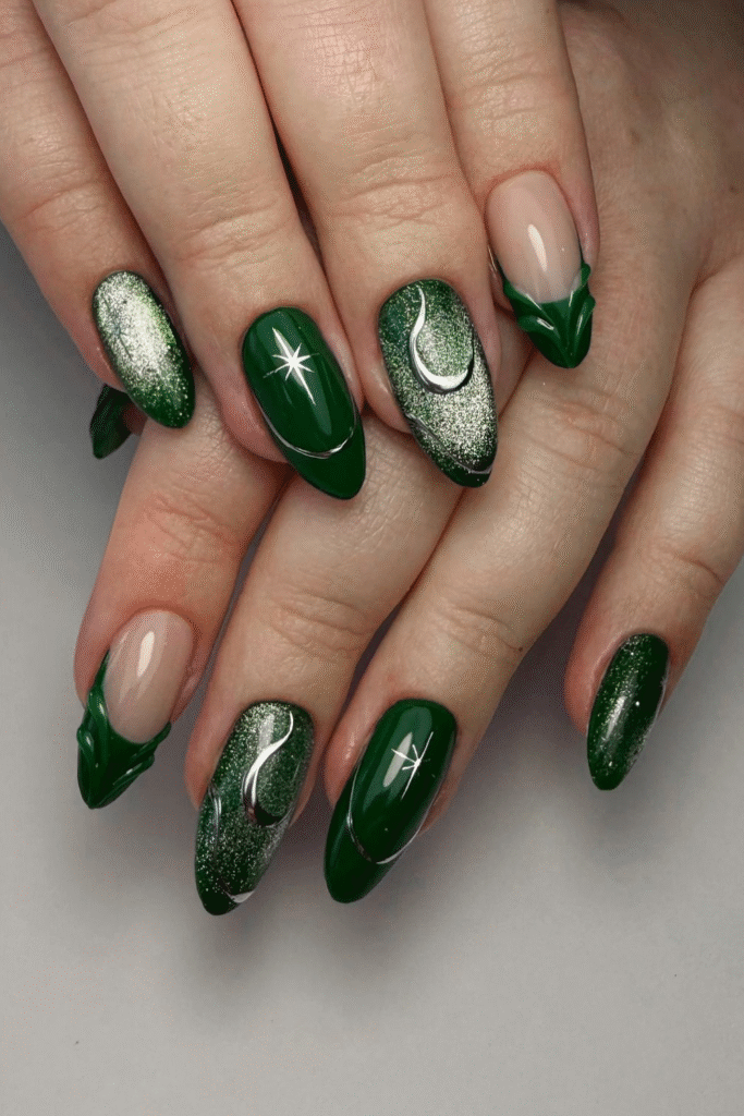 23+ Green Nail Ideas That Look So Fresh for 2025 9
