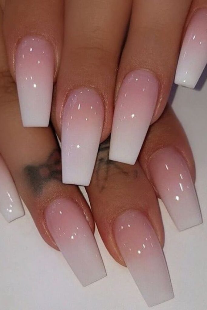 18+ Coffin Nail Designs to Try in 2025 coffin nails (12)