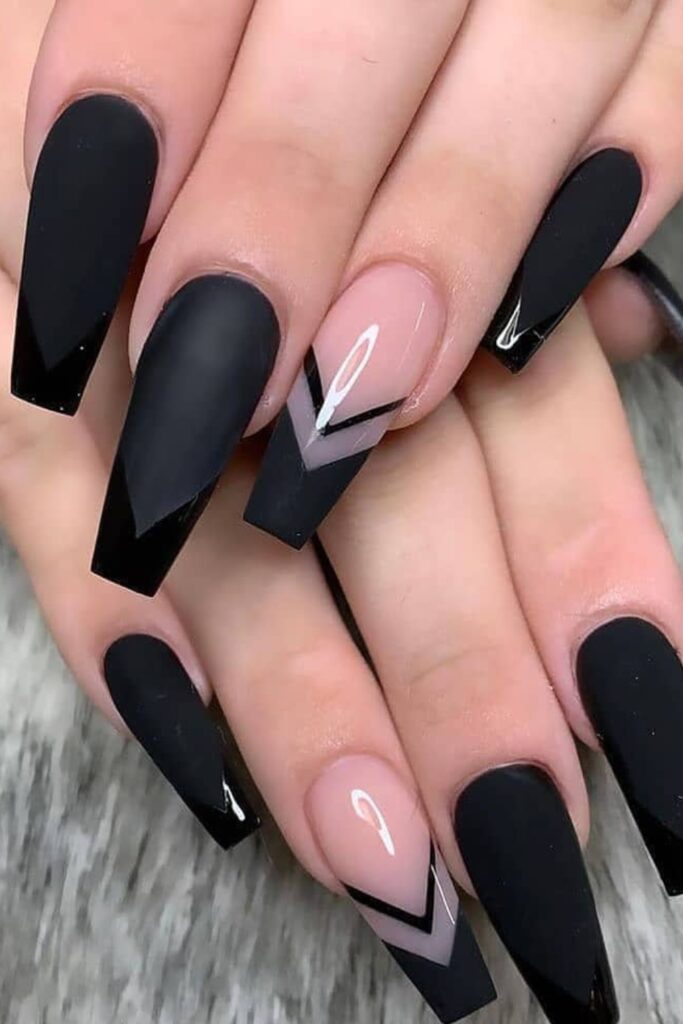 18+ Coffin Nail Designs to Try in 2025 coffin nails (13)