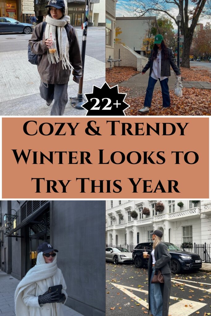 22+ Cozy & Trendy Winter Looks to Try This Year winter outfits (26)