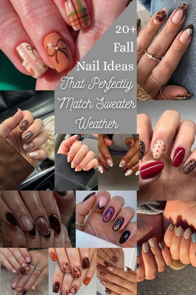 20+ Fall Nail Ideas That Perfectly Match Sweater Weather fall nails (2)