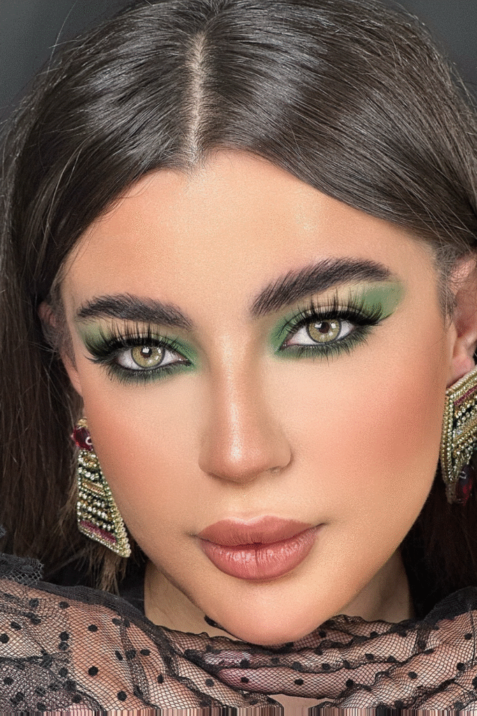 23+ Stunning Green Eye Makeup Ideas for Every Mood 14