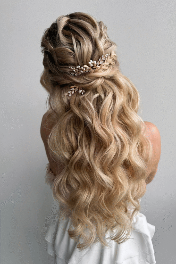 22+ Half Up Half Down Hairstyles for Every Occasion 14