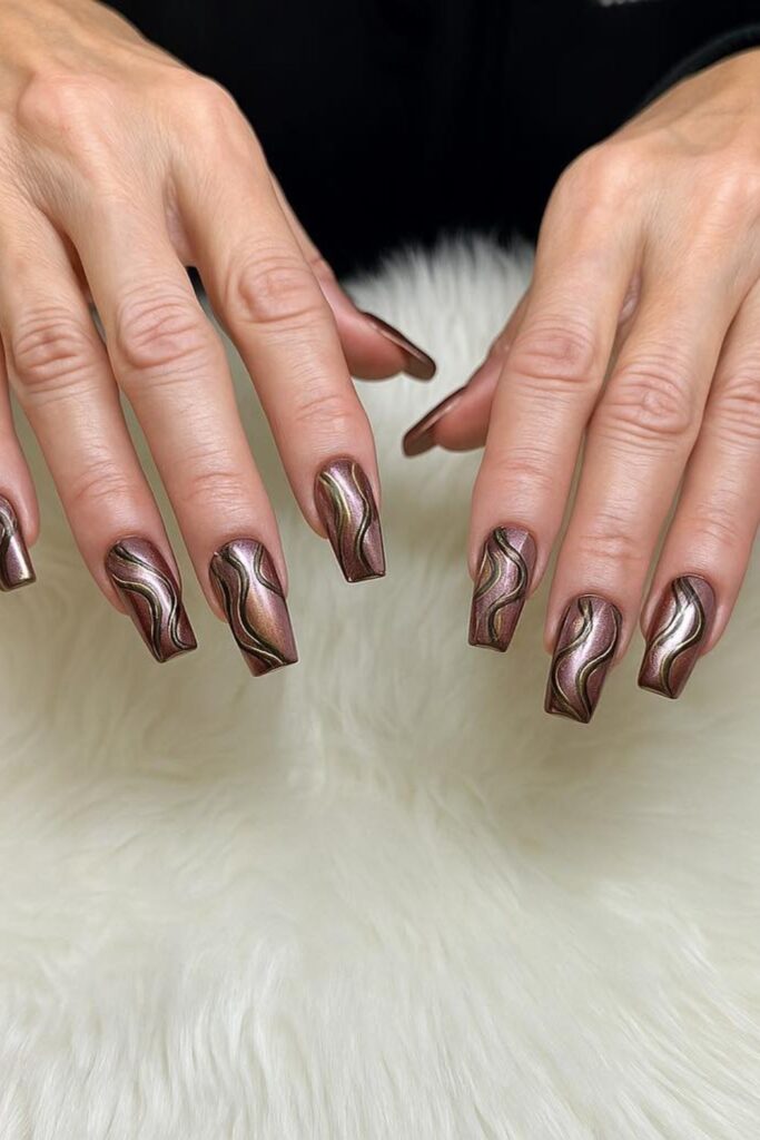 23+ Mocha Nail Ideas That Keep Your Style Warm And Fresh 14