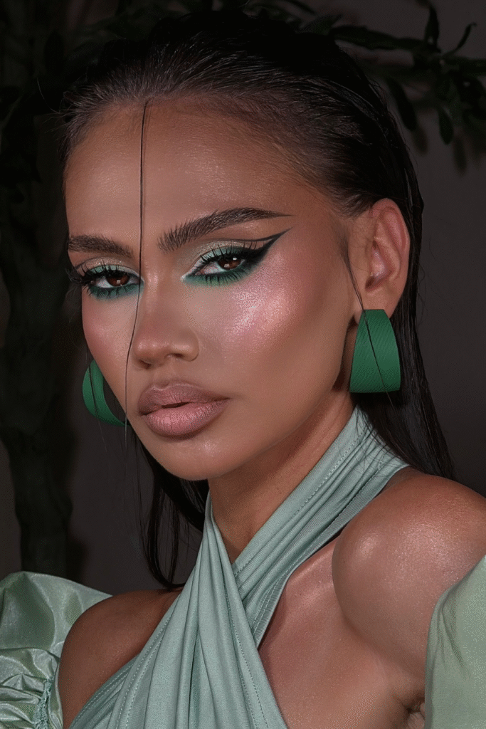 23+ Stunning Green Eye Makeup Ideas for Every Mood 15