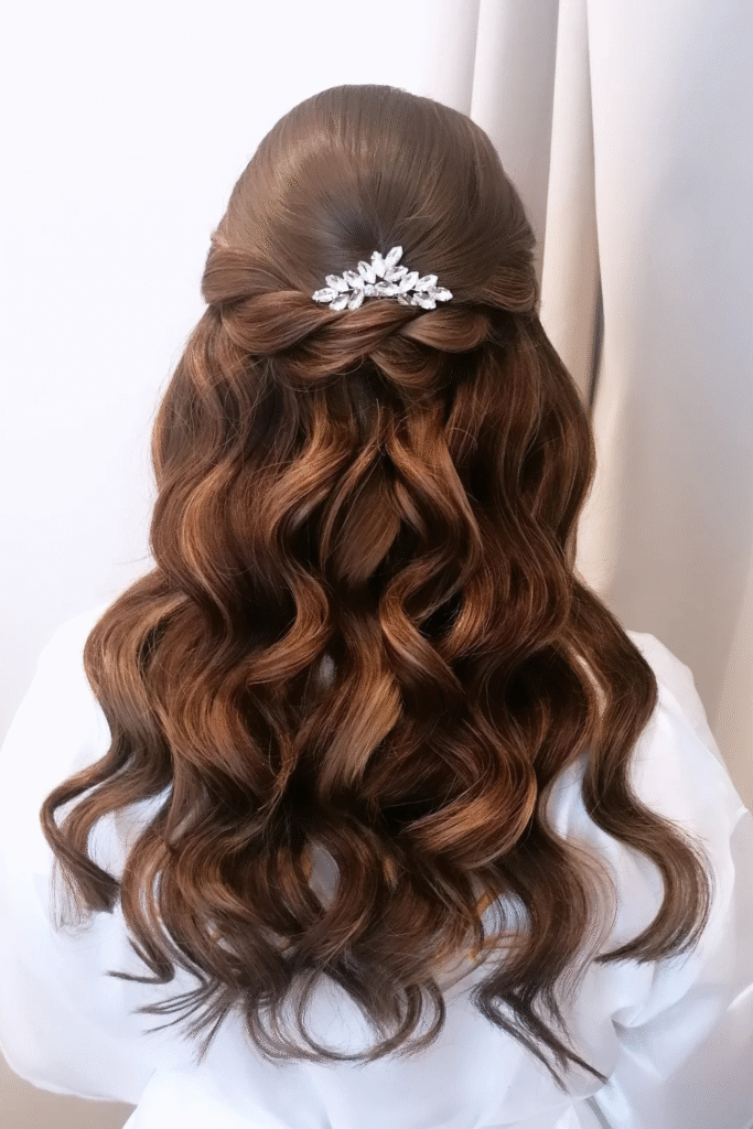 22+ Half Up Half Down Hairstyles for Every Occasion 18