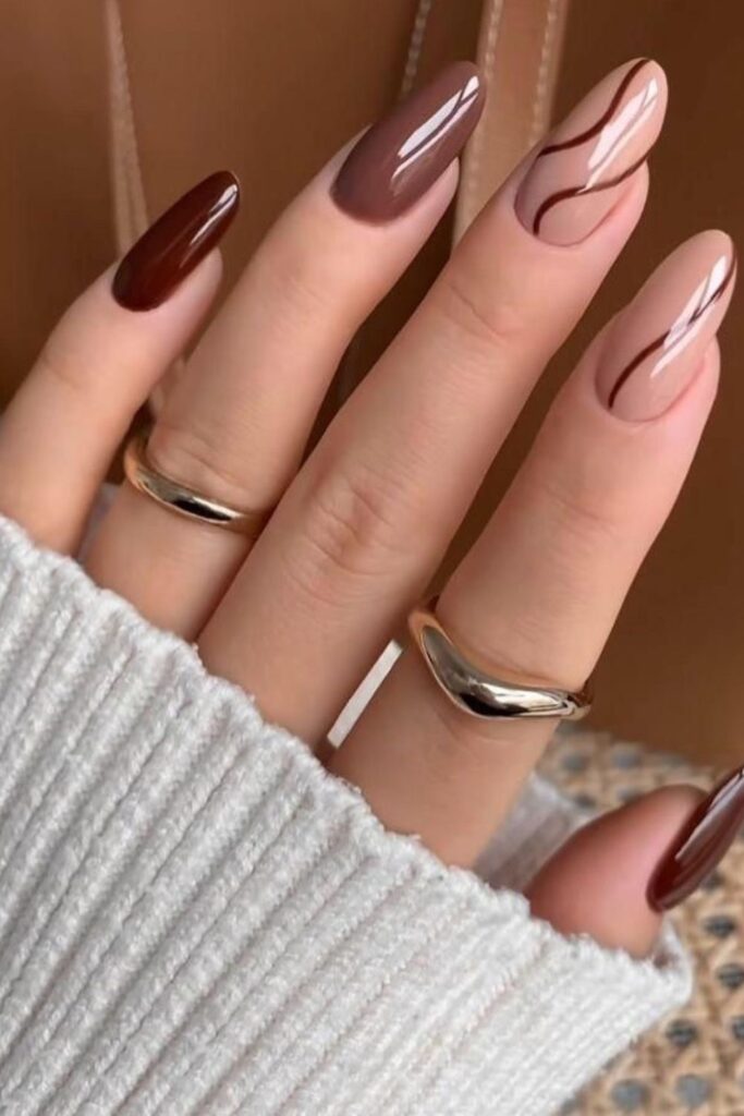 23+ Mocha Nail Ideas That Keep Your Style Warm And Fresh 23