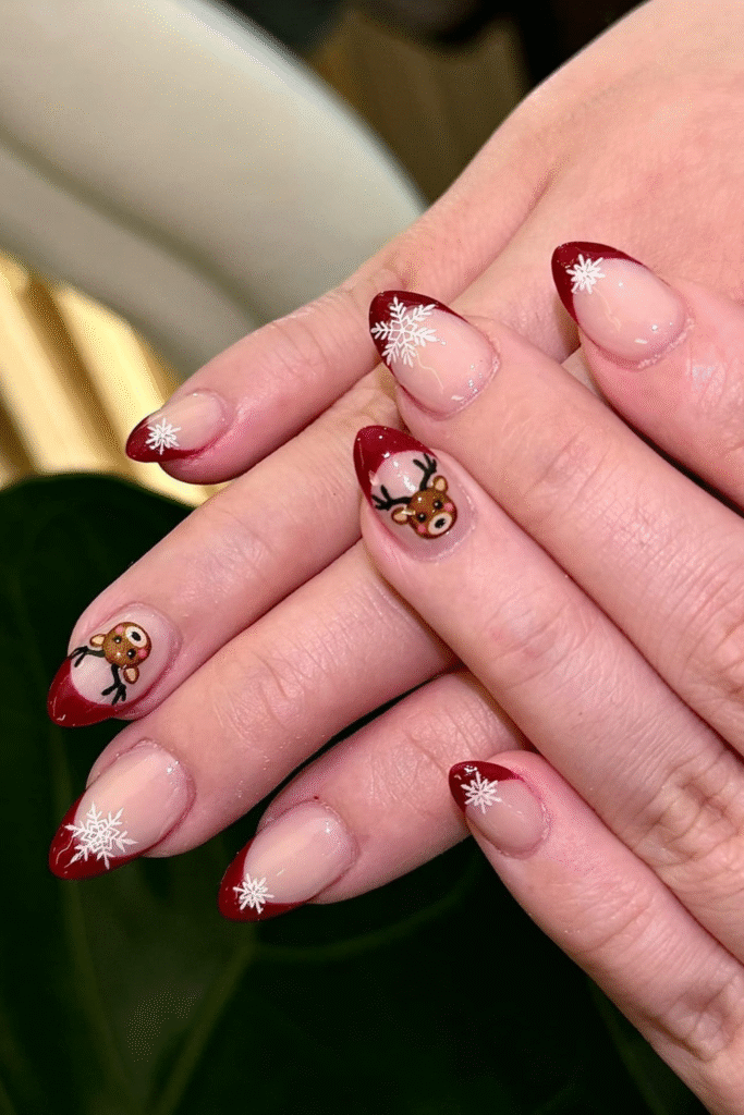 20+ December Nail Ideas for a Cozy Winter Look 23