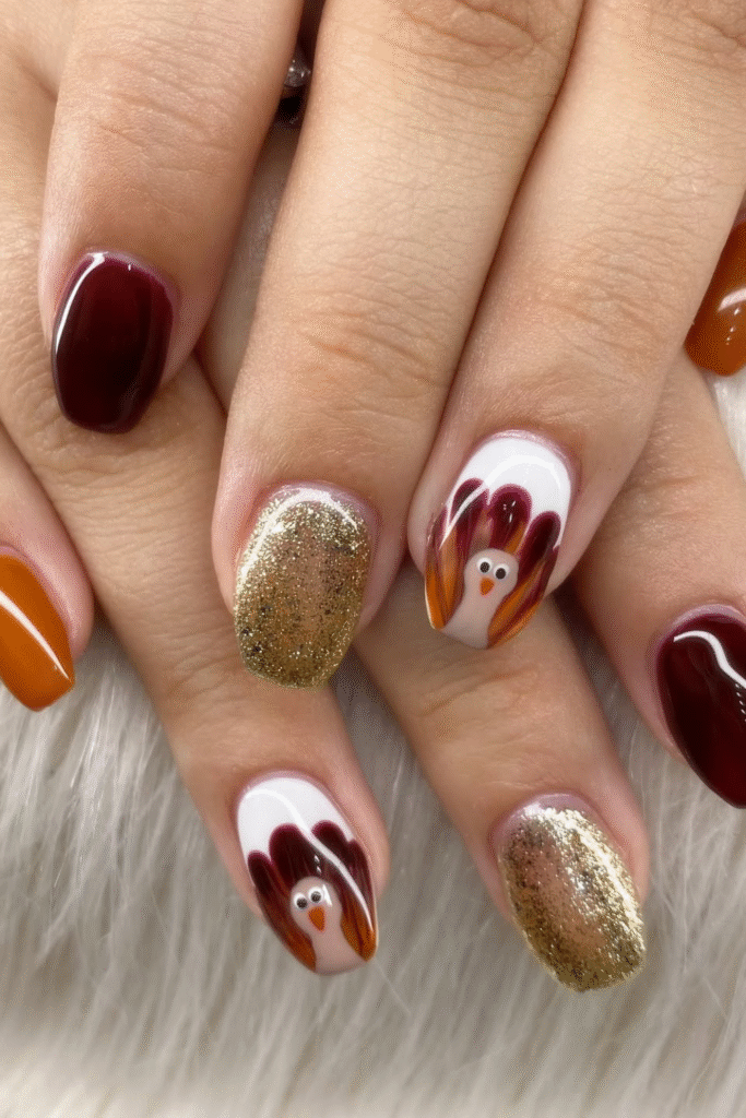 22+ Trendy November Nail Designs to Match Your Fall Style 24