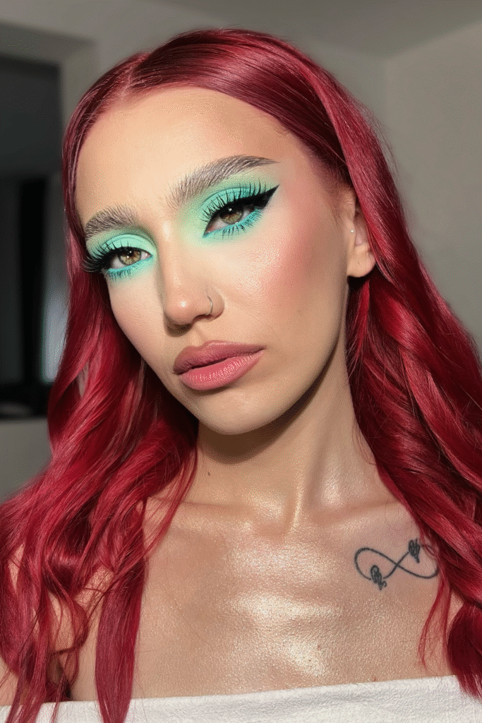 23+ Stunning Green Eye Makeup Ideas for Every Mood 25