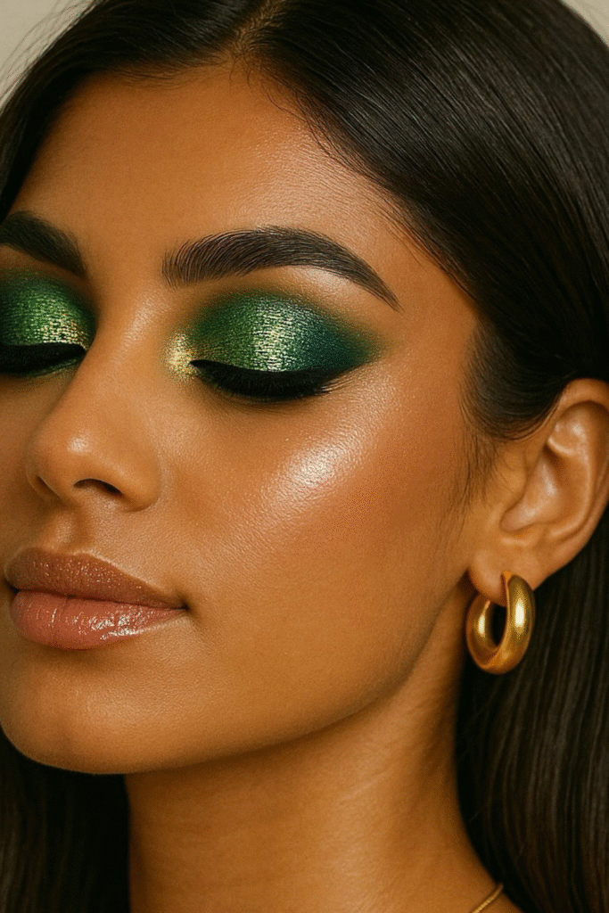 23+ Stunning Green Eye Makeup Ideas for Every Mood 3