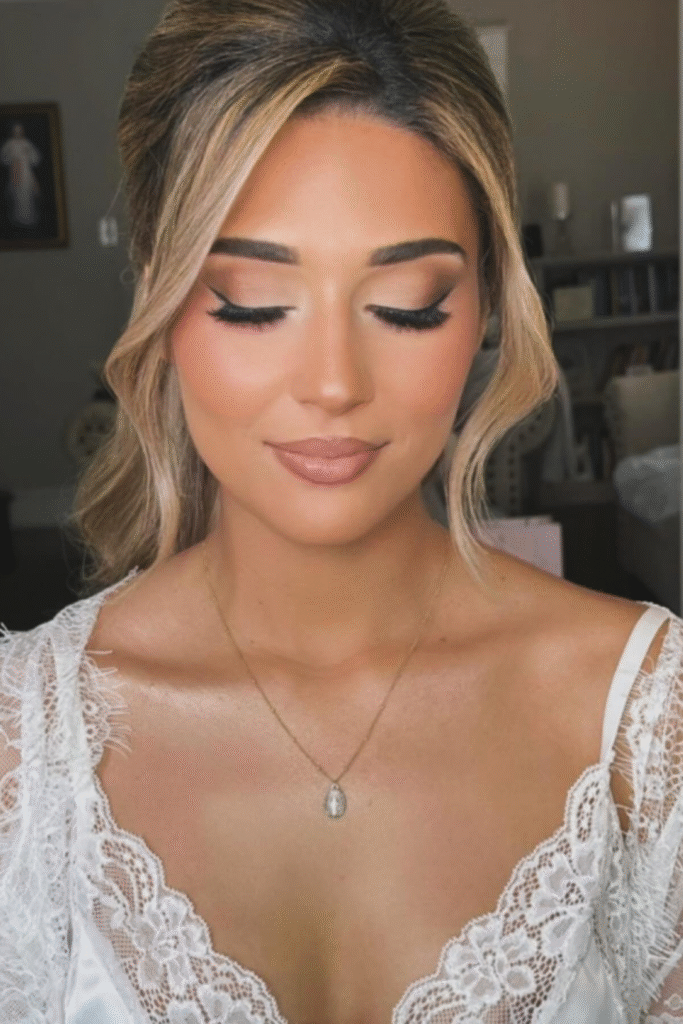 20+ Bridal Makeup Looks for a Timeless Wedding Glow 4