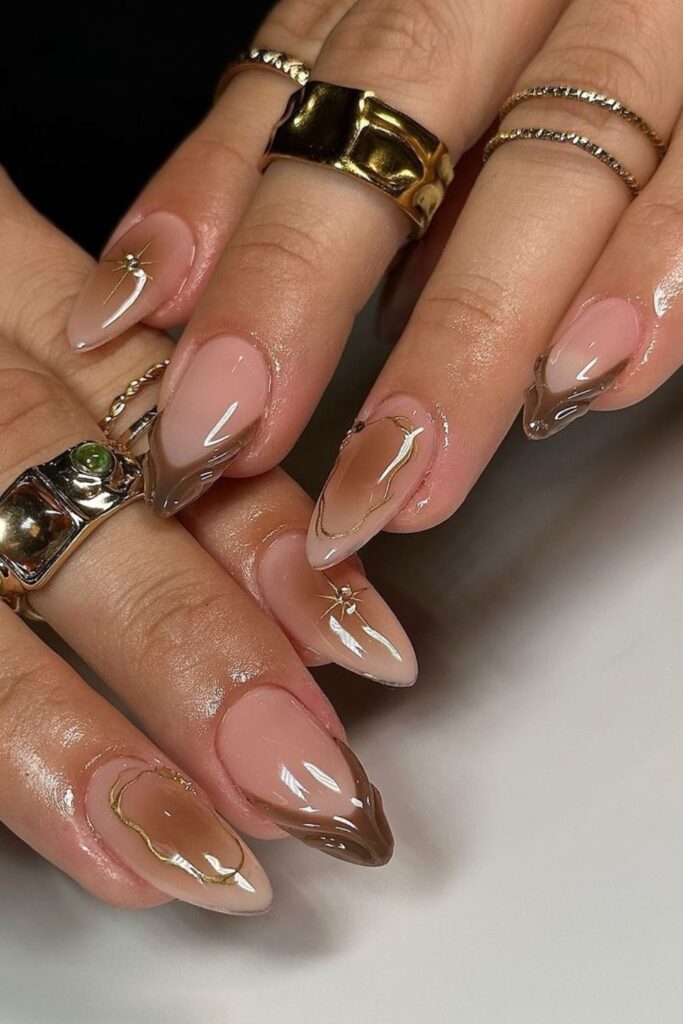 23+ Mocha Nail Ideas That Keep Your Style Warm And Fresh 7