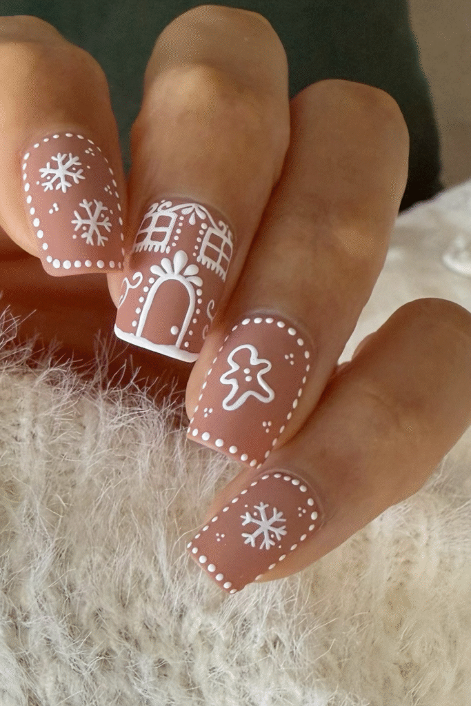 20+ December Nail Ideas for a Cozy Winter Look 8