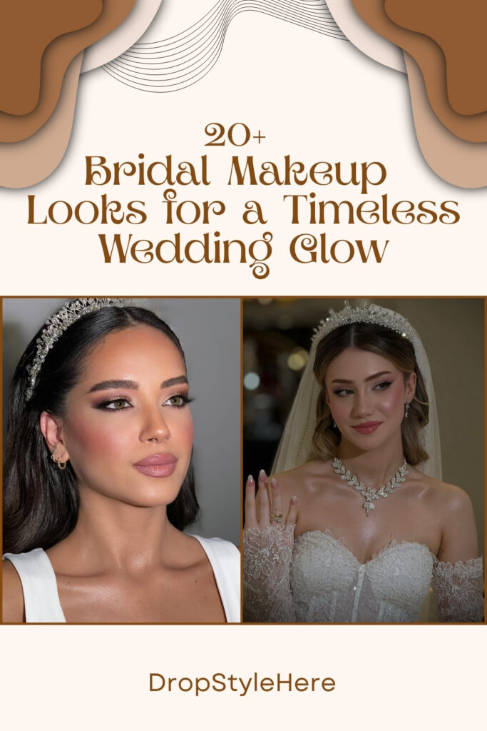 20+ Bridal Makeup Looks for a Timeless Wedding Glow bridal makeup (53)