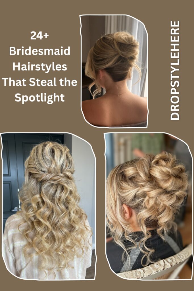 24+ Bridesmaid Hairstyles That Steal the Spotlight bridesmaid hairstyles (1)