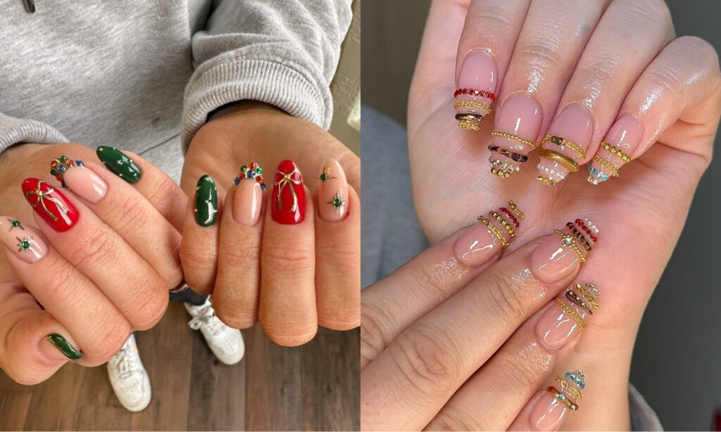 20+ December Nail Ideas for a Cozy Winter Look december nails (33)