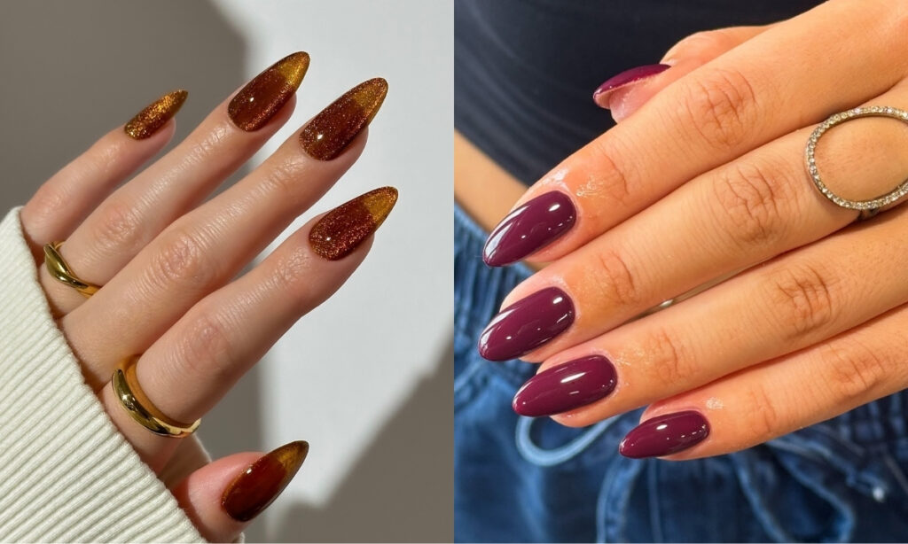 22+ Trendy November Nail Designs to Match Your Fall Style november nails (3)