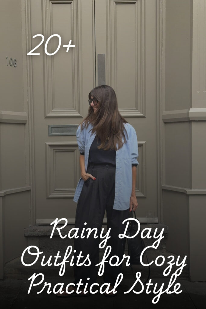20+ Rainy Day Outfits for Cozy Practical Style rainy day outfits (3)