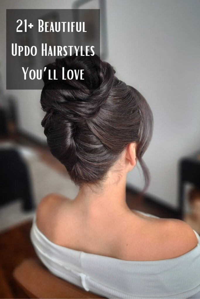 21+ Beautiful Updo Hairstyles You’ll Love updo hairstyles (27)
