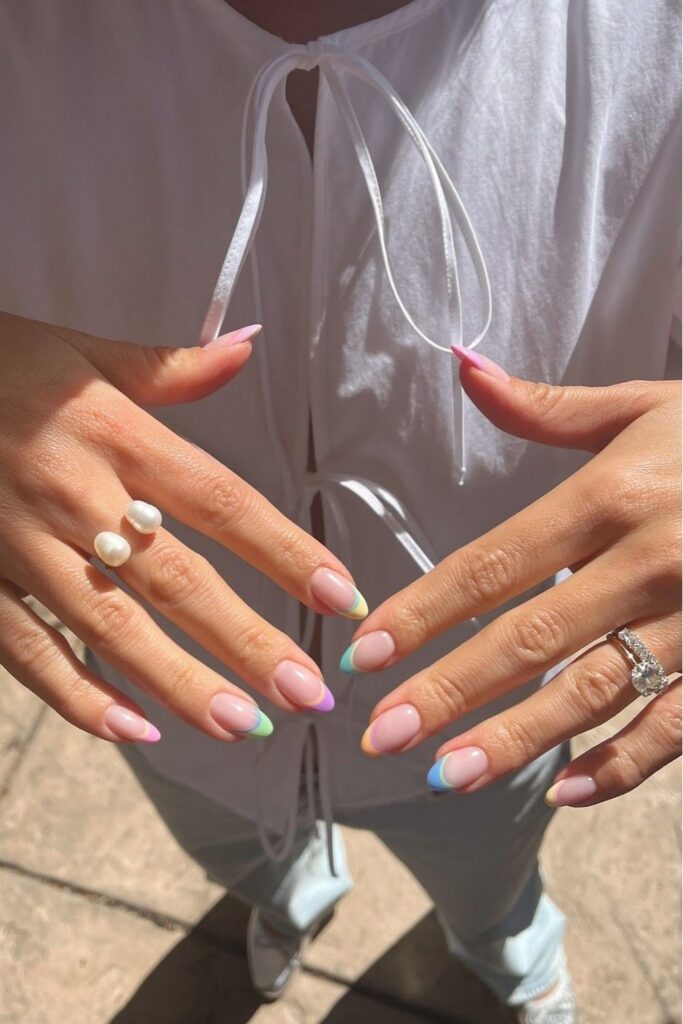 24+ Fresh April Nails With Soft Spring Colors gdfg