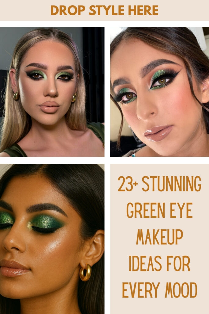 23+ Stunning Green Eye Makeup Ideas for Every Mood green eye makeup (2)