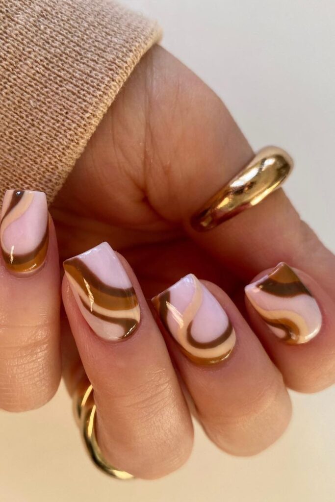 30+ Fresh Swirl Nail Ideas for Every Style 1
