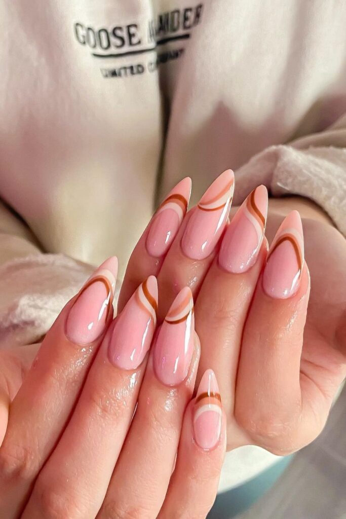 30+ Fresh Swirl Nail Ideas for Every Style 2