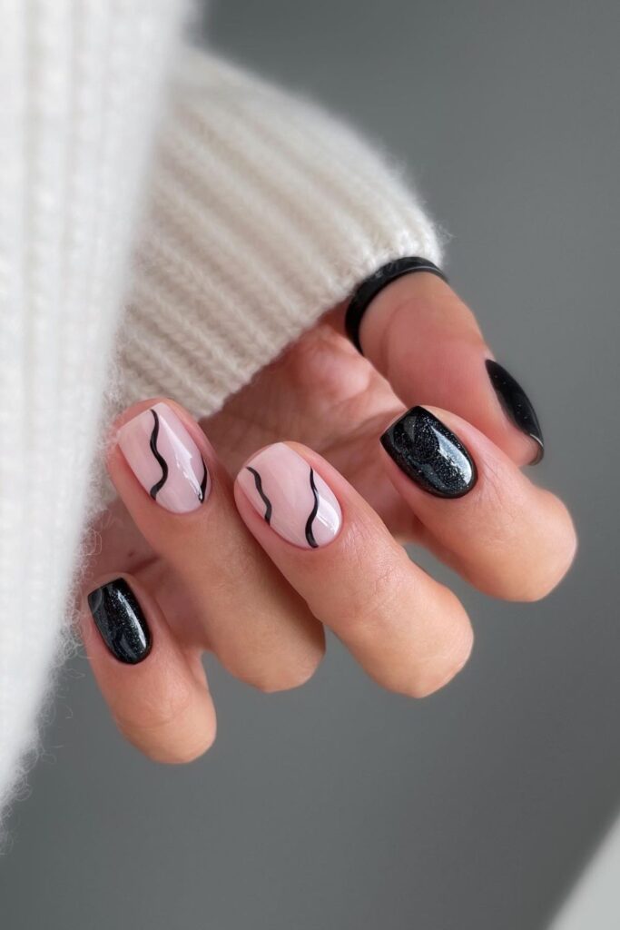 30+ Fresh Swirl Nail Ideas for Every Style 24