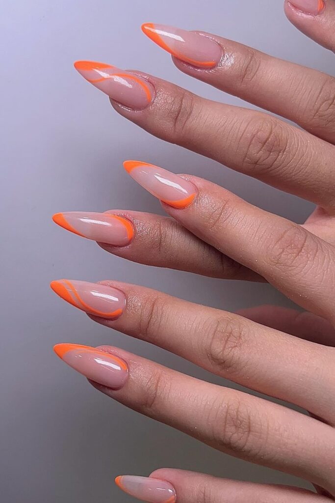 30+ Fresh Swirl Nail Ideas for Every Style 25