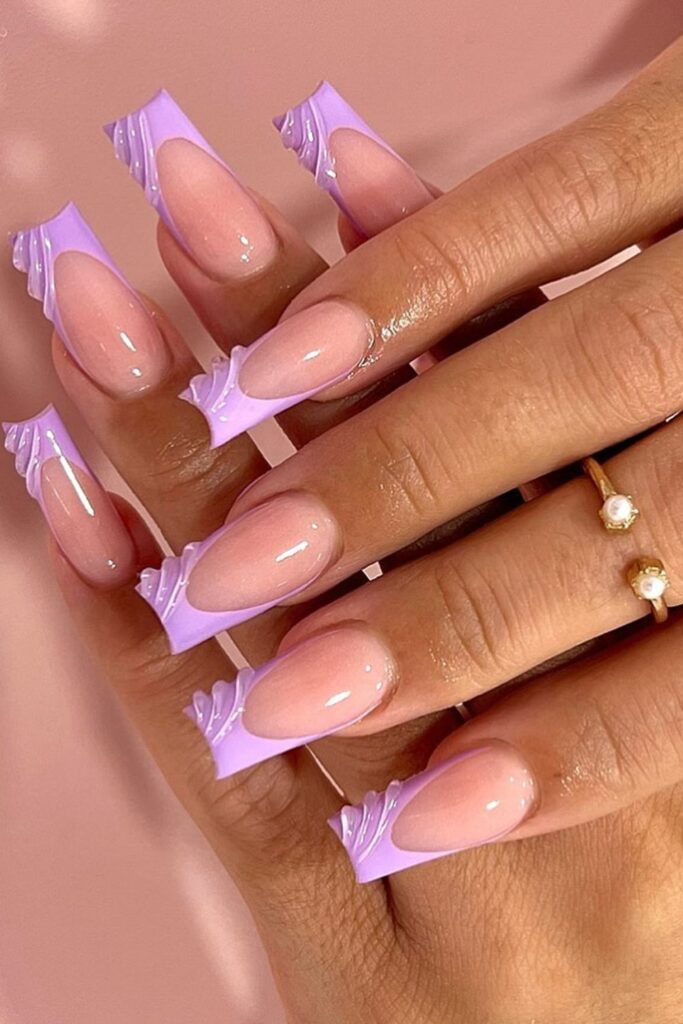 30+ Fresh Swirl Nail Ideas for Every Style 27